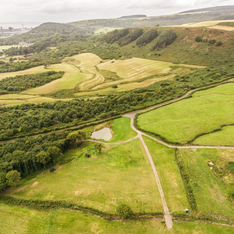 Campsite Aerial View