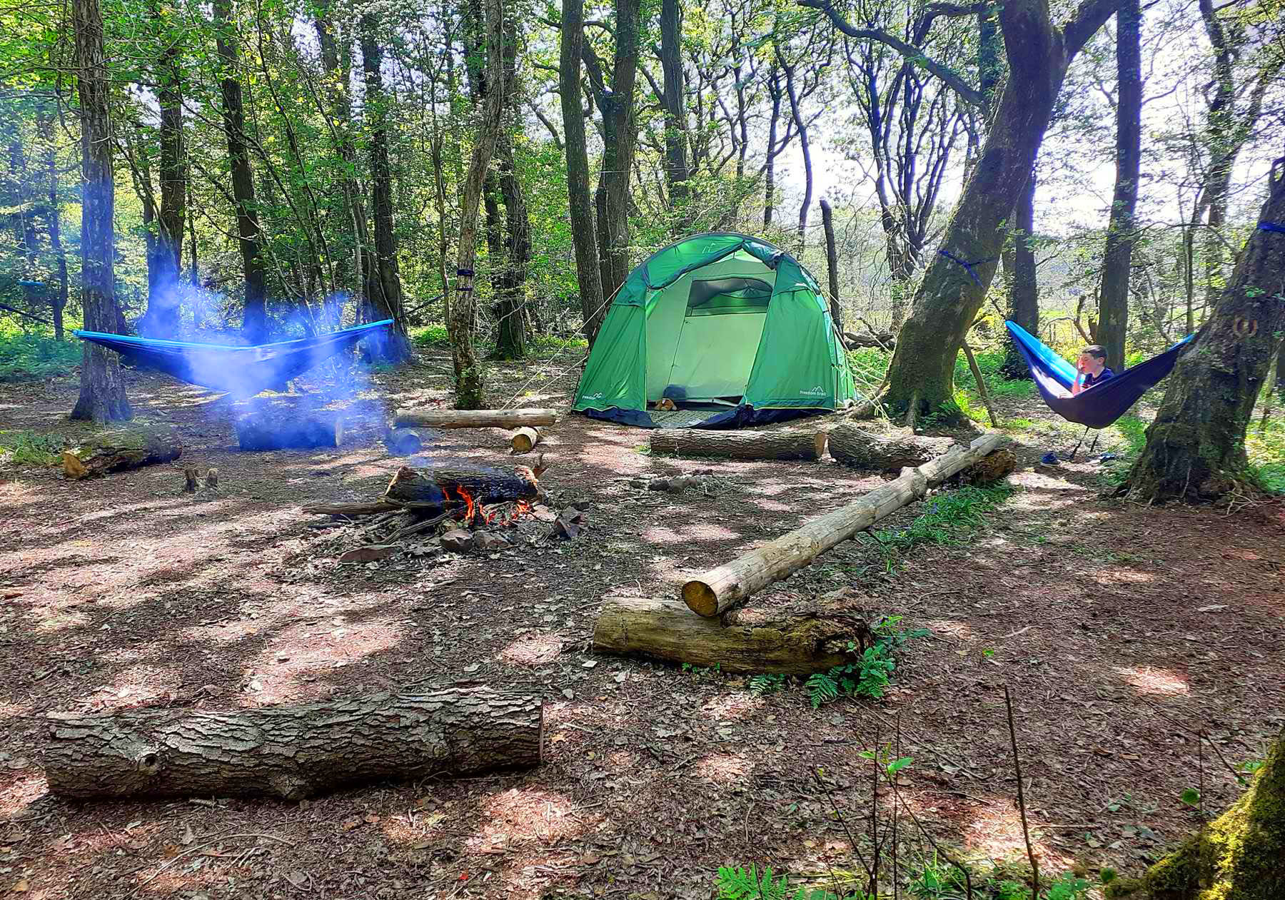 Wild Camping in woods