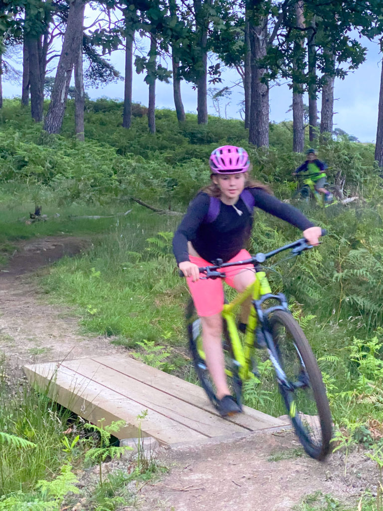 kids mountain bike trail