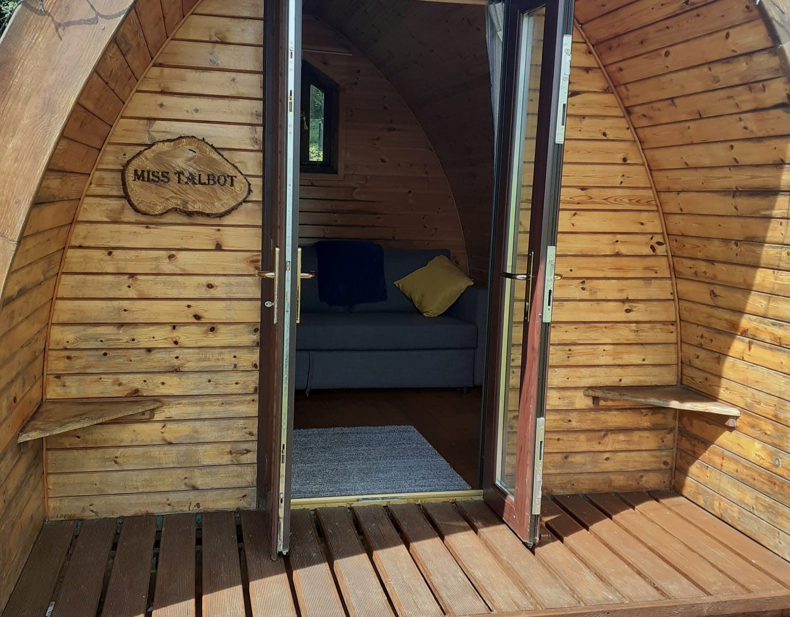 Miss Talbot Glamping Pod, South Wales